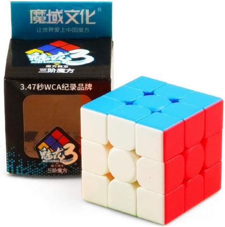 Kit Cubo Mágico Profissional Moyu 2x2x2 3x3x3 4x4x4 5x5x5 Black Carbon