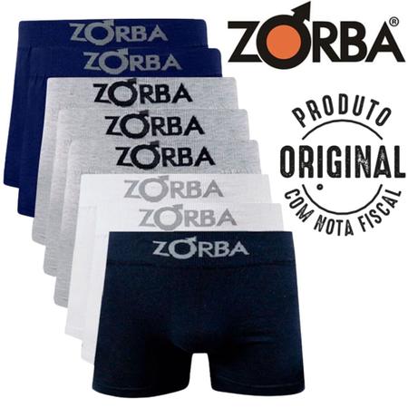 Imagem de Kit 4 Cuecas Box Boxer Zorba Algodão Sem Costura 781 Full