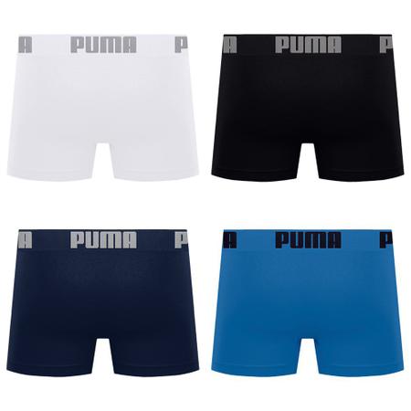 Imagem de Kit 4 Cuecas Boxer Puma Sem Costura Masculina