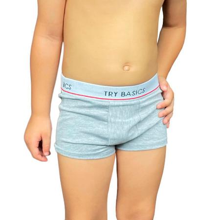 Imagem de Kit 4 Cuecas Boxers Infantil Box Algodão Cotton Conforto