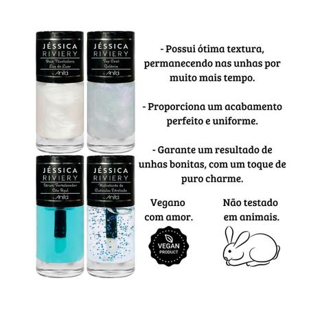 Imagem de Kit 4 Esmaltes Coleção Jéssica Riviery By Anita Tratamento