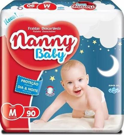 Imagem de Kit 4 Fralda Descartável Baby Felt Noturna Infantil M - 90 Unidades