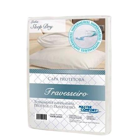 Imagem de Kit 4 Fronha Protetora Impermeável de Travesseiro Sleep Dry Zíper Não Molha