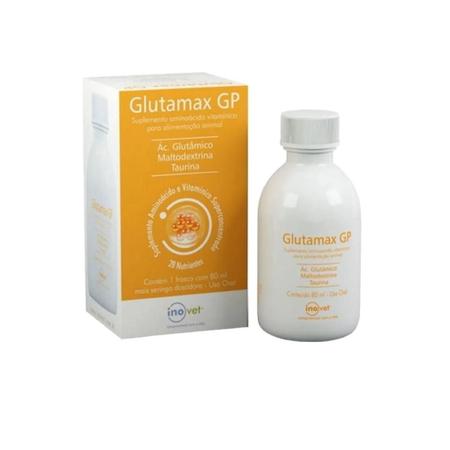 Imagem de Kit 4 Glutamax Gp Suplemento Para Animais 80Ml- Inovet