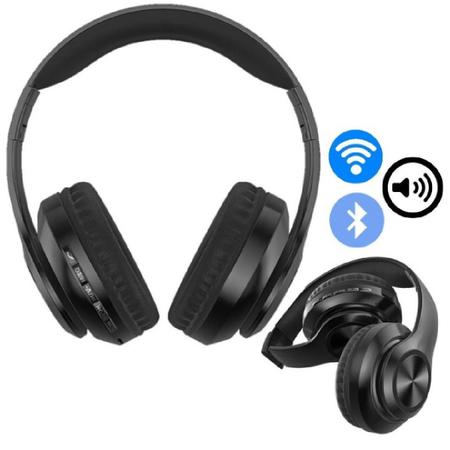Imagem de Kit 4 Headset Fone De Ouvido Dobrável Bluetooth 5.0 P68