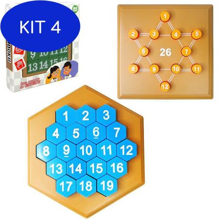 Kit 4 Jogo Sudoku Sortidos 12X12Cm Na Caixa - Ark Brasil - Outros Jogos -  Magazine Luiza