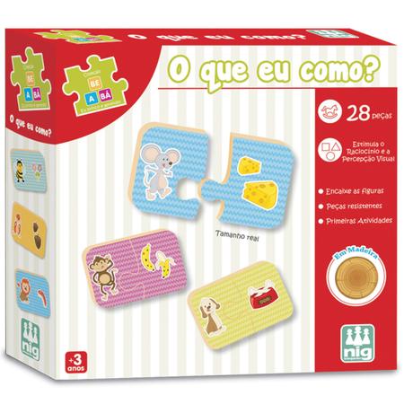 Imagem de Kit 4 Jogos Educativo O Que Como Onde Estou Memoria Mamae BB