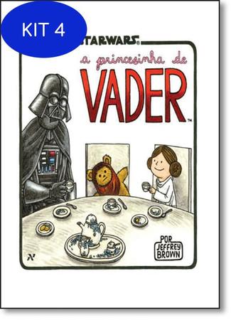 Kit 4 personagens Star wars