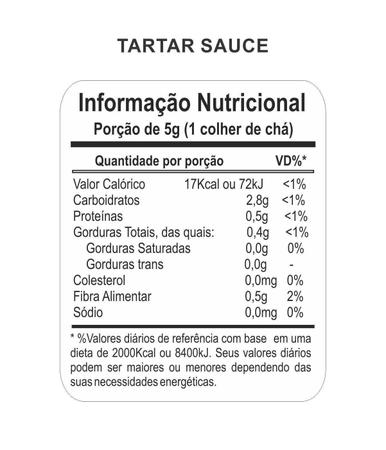 Kit 4 Molhos Tartar Sauce (Molho Tártaro) Desidratado - Cuesta Sabores -  Molho - Magazine Luiza