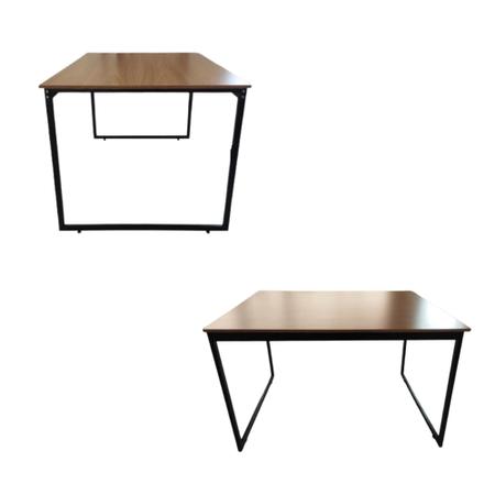 Imagem de Kit 4 móveis cozinha mesa jantar + aparador + cadeiras sala