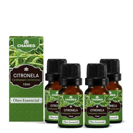 Imagem de Kit 4 Óleo Essencial de Citronela 10ml