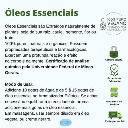 Imagem de Kit 4 Óleos Essenciais Via Aroma Lavanda - Eucaliptus - Citronela - Lemongrass