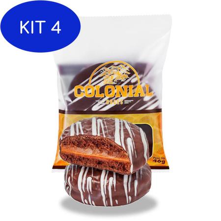 Kit 4 Pão De Mel Doce De Leite Colonial Caixa Com 10 - Pão de Mel