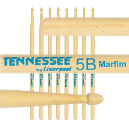 Imagem de Kit 4 Pares Baquetas 5B Tennessee TN 5BM Liverpool