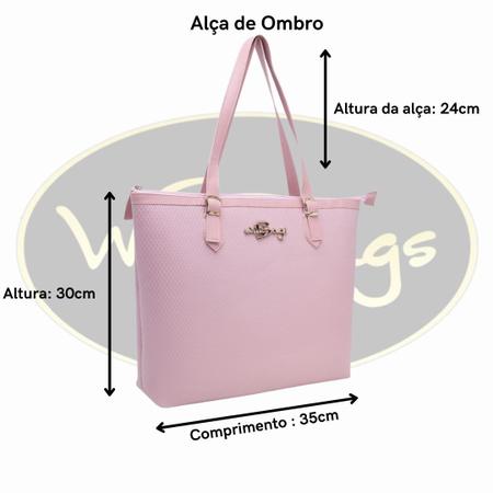 Imagem de Kit 4 Peças 3 Bolsas Feminina + Carteira Tendência Willibags