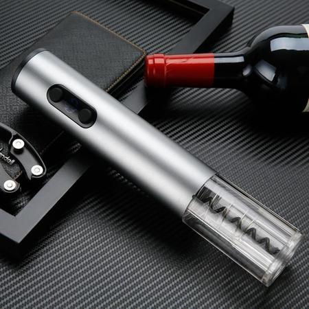 Imagem de Kit 4 Peças Abridor De Vinho Elegante Elétrico com LED - Durawell