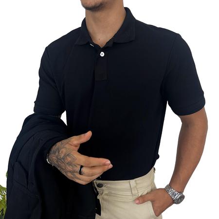 Imagem de Kit 4 Polo Camisa Masculino 100% Algodão Estilo Casual Elegante Tecido Piquet Top de Linha