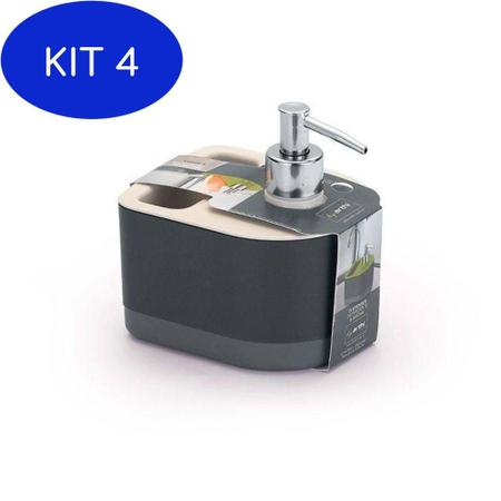 Imagem de Kit 4 Porta Detergente, Bucha E Sabão - Arthi