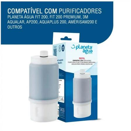 Imagem de Kit 4 Refil Para Filtro 3M Aqualar Ap200, Planeta Água Fit