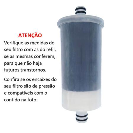 Imagem de Kit 4 Refil Universal Pro Saudê Para Filtros Torneira