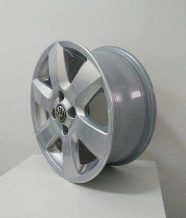 Imagem de Kit 4 Rodas Aro 17 tala 6 4x100 VW Saveiro Surf Prata Zk-120