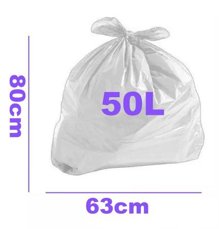 Imagem de KIt 4 Saco de Lixo Neutralizador Odores Cheiro 50L 120 Sacos