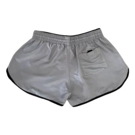 Kit 4 Shorts Feminino Tactel Liso Praia Piscina Verão - Relaxado Imagem de Kit 4 Shorts Feminino Tactel Liso Praia Piscina Verão