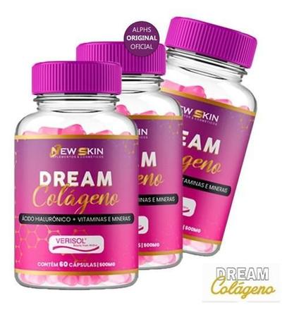 Imagem de Kit 4 Suplemento Alimentar Dream Colágeno 60 Capsulas 500Mg