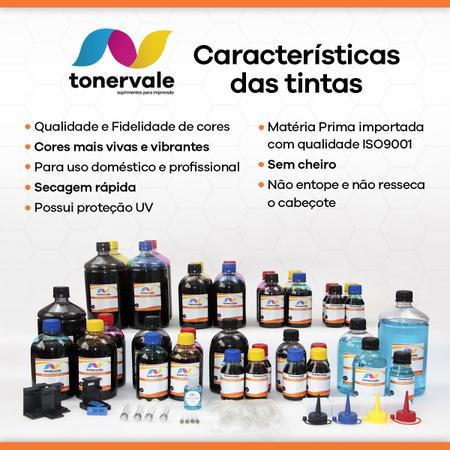 Imagem de Kit 4 Tinta Para HP D1660 D2560 D2530 D2545 60XL de 100ml Platinum