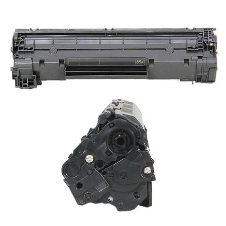 Imagem de Kit 4 Toners para Impressora 85A 285A Compatível Novo P1102w 1120 1132 1212 Multilaser Preto