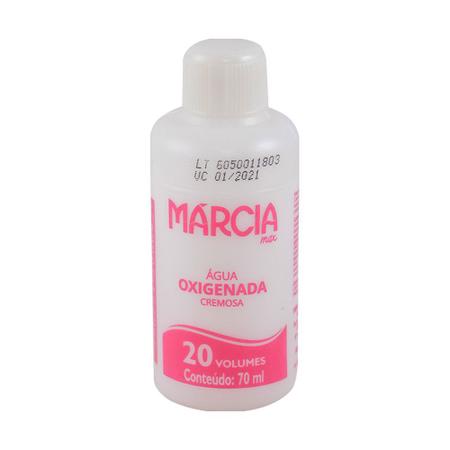 Imagem de Kit 4 Und Água Oxigenada Marcia Creme 20 Volumes 24 Und 70ml