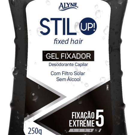 Imagem de Kit 4 Und Gel Capilar Alyne Stil Up Fixação Extreme Número 5 250g