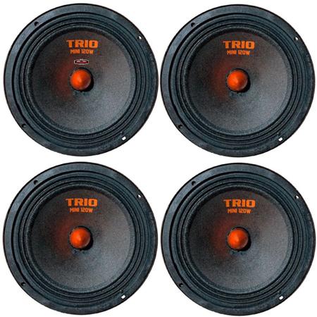 Par Alto Falante Magnum 6 Polegadas fusion 200w Rms Cada Woofer Mèdio Grave  Paredão, Magalu Empresas