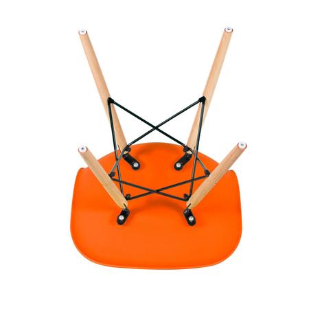 Imagem de KIT - 4 x cadeiras Charles Eames Eiffel DSW - Base de madeira clara