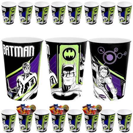 Imagem de Kit 40 Copos Batman para Festa Infantil Decoração Aniversário