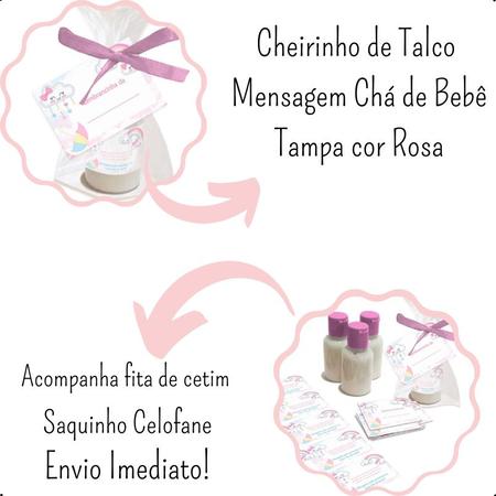 Imagem de Kit 40 Lembrancinhas  Mini Hidratante Chuva De Amor Mimo Maternidade