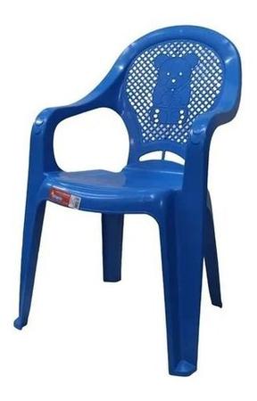 Imagem de Kit 40 Un Cadeiras Poltrona Infantil Decorada Plástico (20 azuis e 20 rosas) Creche Escola Estudo Igreja - ATACADO