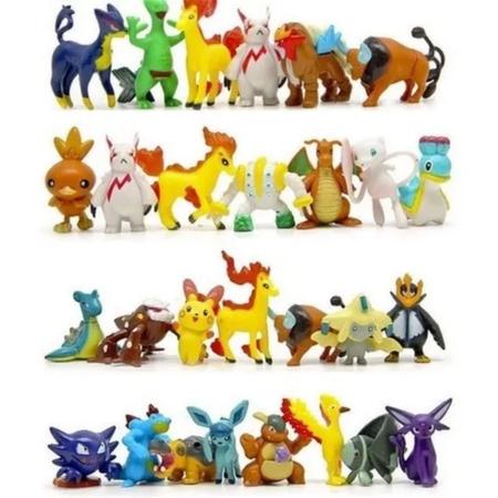 Pokémon Kit 48 Miniaturas Sem Repetições - Brinquedo Coleção