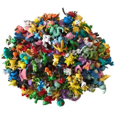 Pokémon Kit 48 Miniaturas Sem Repetições - Brinquedo Coleção em