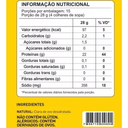 Imagem de Kit 4x Albumina Proteína 420g Naturovos - Sabor Chocolate