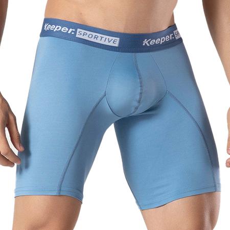 Kit 4x Cueca Box Longleg Masculina Esportiva Assadura Keeper Imagem de Kit 4x Cueca Box Longleg Masculina Esportiva Assadura Keeper