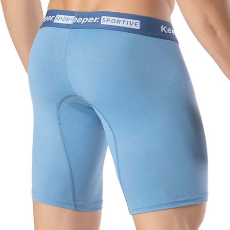 Kit 4x Cueca Box Longleg Masculina Esportiva Assadura Keeper Imagem de Kit 4x Cueca Box Longleg Masculina Esportiva Assadura Keeper