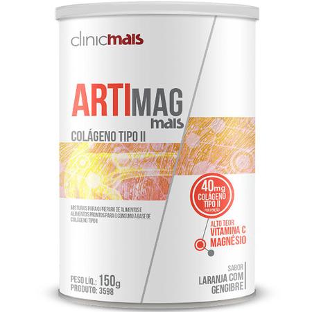 Imagem de Kit 5 ARTIMAG Colágeno TIPO 2 II Clinic Mais 150g