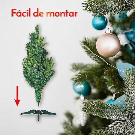 Imagem de Kit 5 Arvores de Natal Mini Pinheiro de Mesa Luxo 85 Galhos