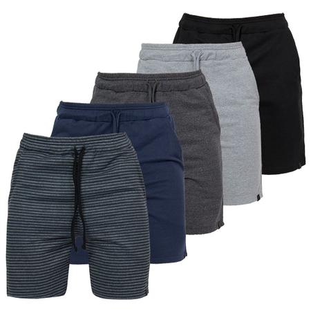 Bermuda de moletom store masculina para academia