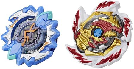 Kit 3 Beyblade Burst Slingshock Elemento X Hasbro + Lançador C/ Suporte  Grip - Tornado Gyro - Pião de Batalha - Magazine Luiza