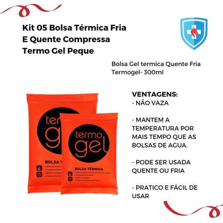 Bolsa grande termogel fria e quente lesões colicas - Compressa e Bolsa  Térmica - Magazine Luiza