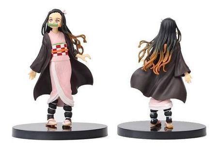 Kimetsu No Yaiba Action Figure Demon Slayer Boneco - Nezuko Tanjiro Inosuke  Zenitsu Tomioka Anime