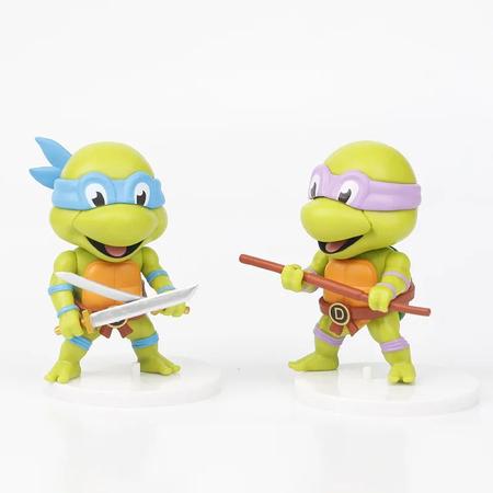 Imagem de Kit 5 bonecos tartarugas ninja action figure