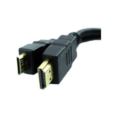 Imagem de Kit 5 Cabo Mini HDMI Para HDMI 4k Ultra HD 1,5 Metros